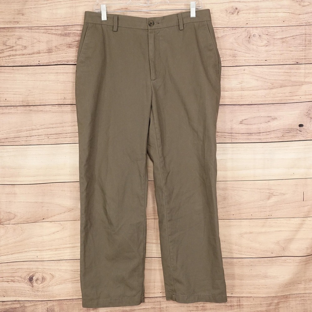 Amazon Essentials Chino Pants Mens 32x28 Regular Fit Flat Front Casual